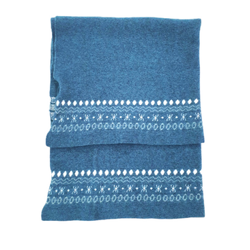 Copertina neonato Jacquard misto cashmere