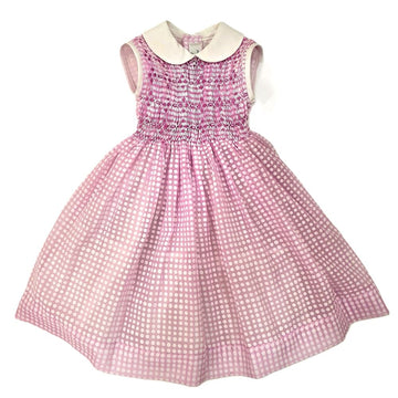 Abito Bimba in punto smock tessuto Devorè Lesy