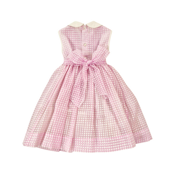 Abito Bimba in punto smock tessuto Devorè Lesy