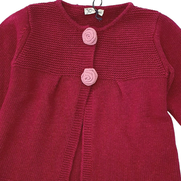 Cardigan coreana con roselline Jo Milano