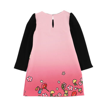 Abito crépe trapezio Monnalisa