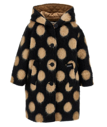 Cappotto lana cotta con cappuccio Monnalisa