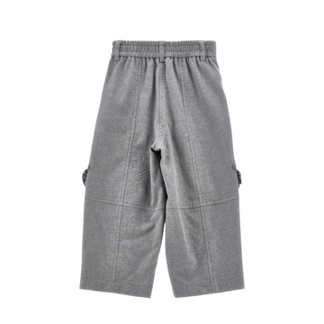 Pantalone Bimba flanella cargo tasche