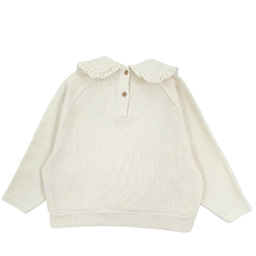 Felpa bimba a costine Fiorile