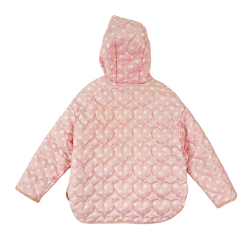 Trapuntino Bimba extralight con pois e fiocchetti