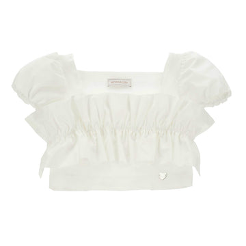 Top con rouches Monnalisa