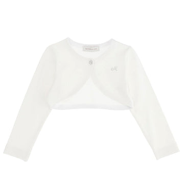 Cardigan scaldacuore rasato crepe Monnalisa