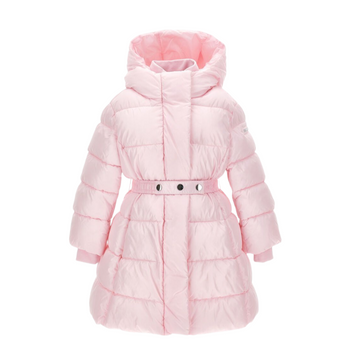 Piumino con cintura e cappuccio Free Time