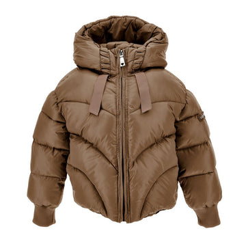 Piumino Bimba Bomber con cappuccio