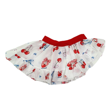 Pareo in mussola stampa ciliegie