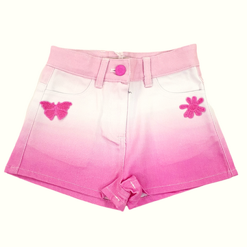 Short bambina Drill colore degradee