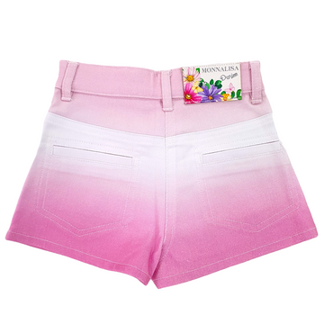 Short bambina Drill colore degradee
