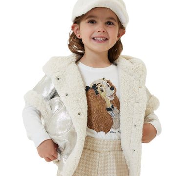 T-shirt bimba Lilli e il Vagabondo con strass