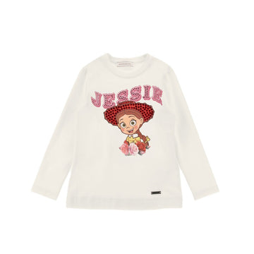 T-Shirt Bimba Jessie con strass