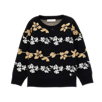 Pull jacquard bicolore Monnalisa