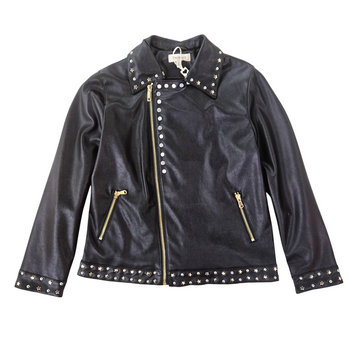 Giubbino chiodo Bimba in ecopelle