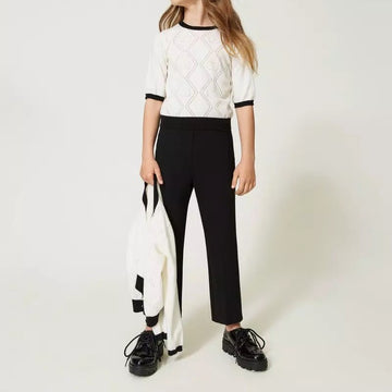 Maglia con logo Oval T Twinset