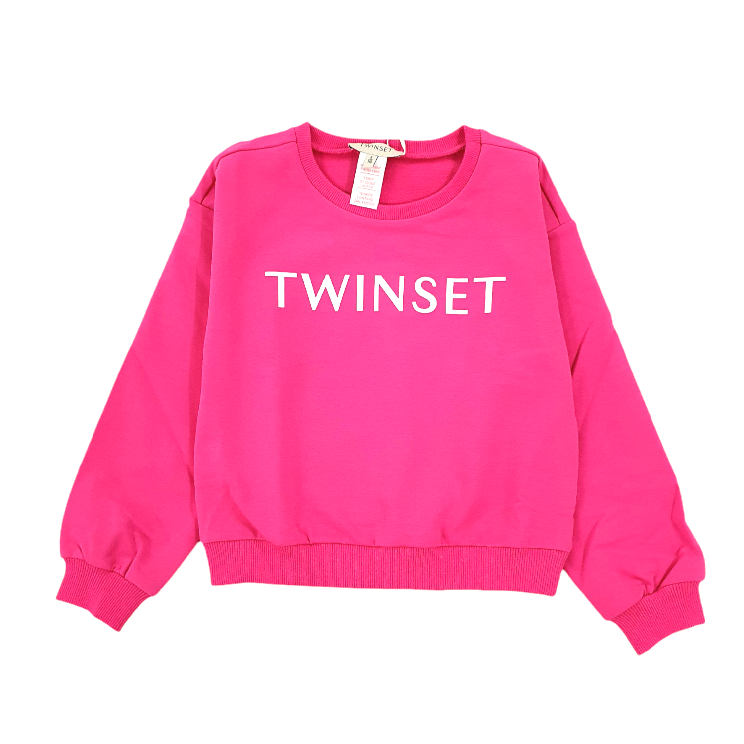 Tuta Felpa Twin Set Bambina Felpe Twin Set Felpa Cotone Con