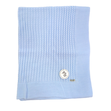 Copertina neonati "Las Vegas" con trecce