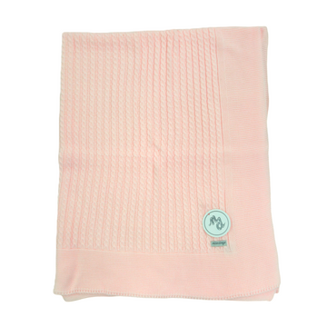 Copertina neonati "Las Vegas" con trecce