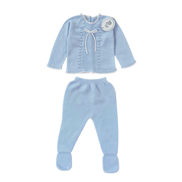 Completo neonato in filo cotone Bollos