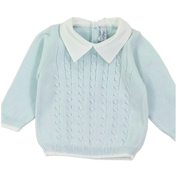 Completo in filo cotone treccia Bebè di Almy