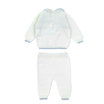 Completo in filo cotone manica lunga Bebè di Almy