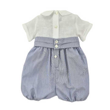 Pagliaccetto cerimonia in lino e cotone