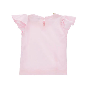 T-shirt con margherite cotone organico