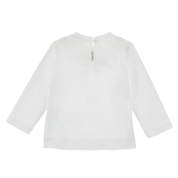 Maglia t-shirt Bimba con colletto fiocco