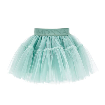 Gonna bimba in tulle con balza