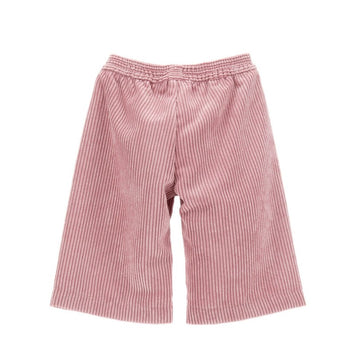 Pantaloni bambina Cropped velluto a coste Monnalisa
