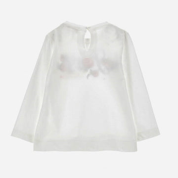 T-shirt regular jersey love strass Monnalisa