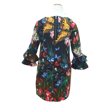 Abito neoprene frou frou Monnalisa