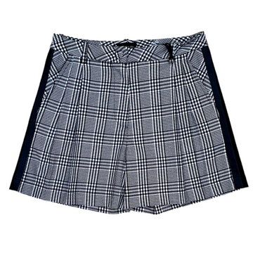 Shorts Ragazza in Check con bande