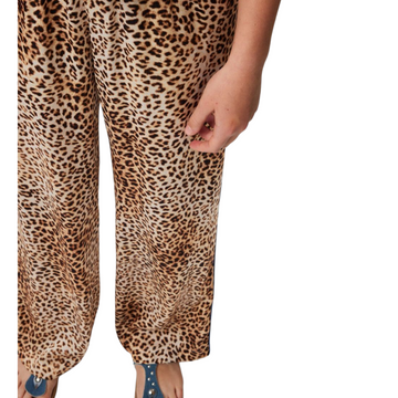 Pantalone bambina fluido in raso Monnalisa