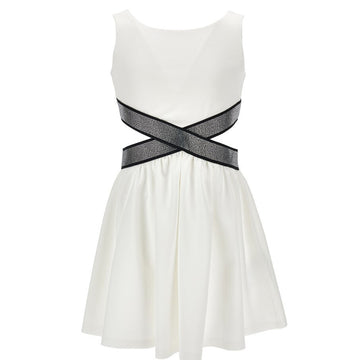 Abito Cut Out punto Milano tecnico Monnalisa