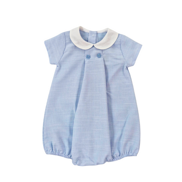 Pagliaccetto neonato misto cotone quadratini