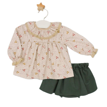 Completo Bambina Blusa con culotte