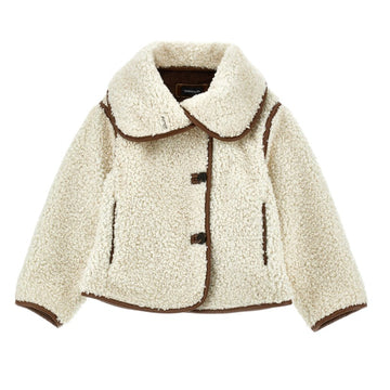 Cappotto peluche coat girl curly