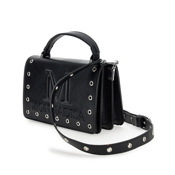 Borsa bimba borchie tessuto spalmato