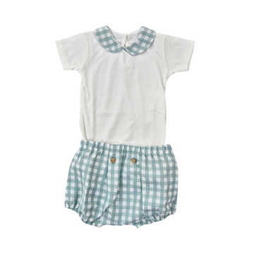 Completo body e culotte misto lino