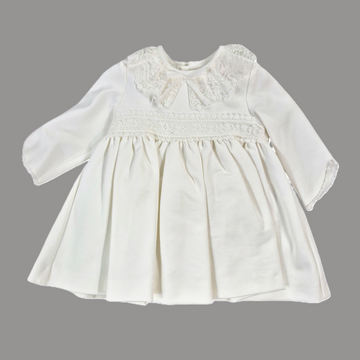 Abito cerimonia Battesimo con pizzo