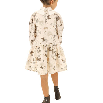 Abito cady stampa gioielli Monnalisa