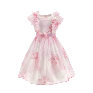 Abito Princess in organza maxi farfalle