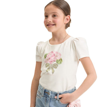 T-shirt Bambina Mazzolino di fiori