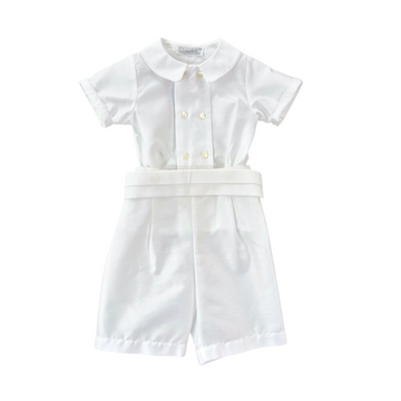 Completo bimbo cerimonia cotone