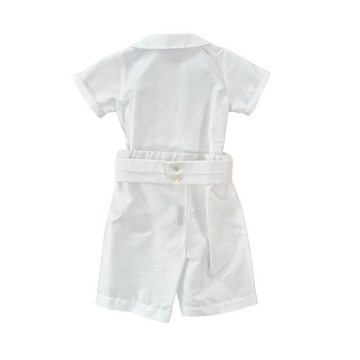 Completo bimbo cerimonia cotone