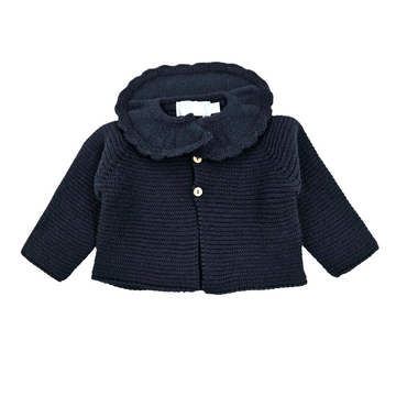 Giacchina bimba con collo smerlato