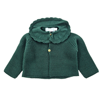 Giacchina bimba con collo smerlato